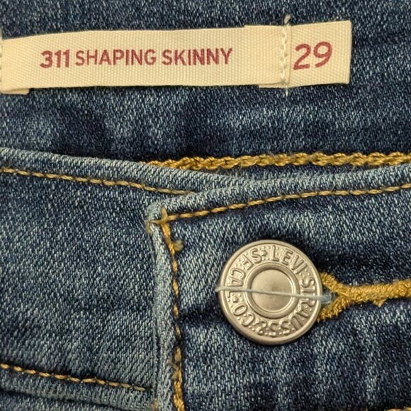 Levi's® 311™ Shaping Skinny Women's Jeans Size 29 Blue NWT - Picture 6 of 15
